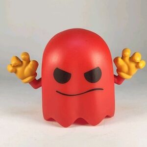 Red Angry Ghost Figure with Yellow Hands - Kids Action Toy